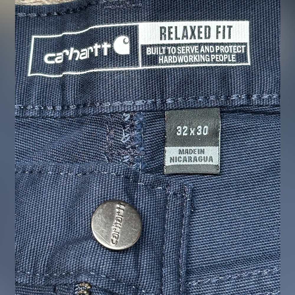 Carhartt Rugged Flex Canvas Work Pants Relaxed Fit 32x30 NWT - Picture 10 of 12